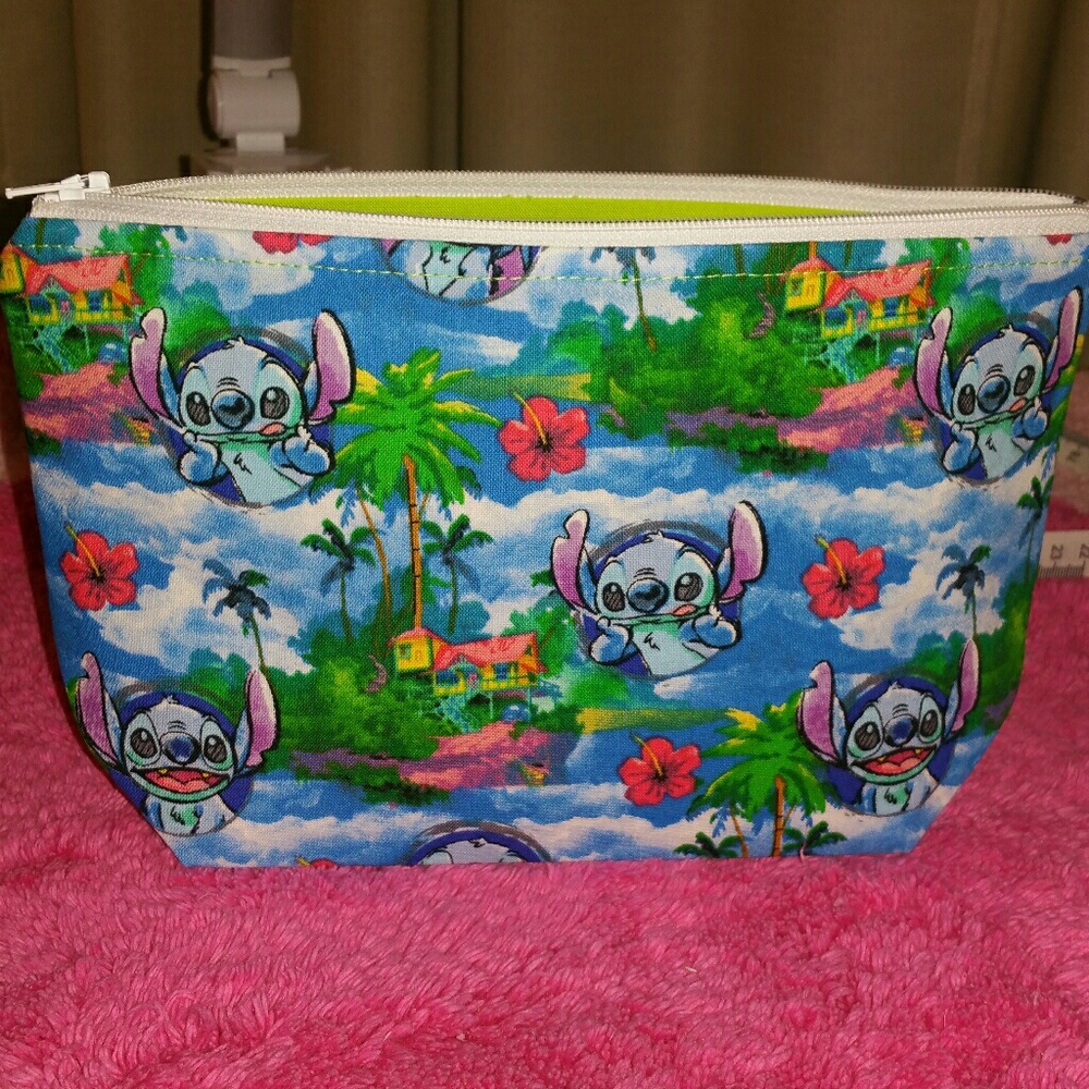 HANDMADE STICH  Makeup/ Toiletry  Bag!💄👝